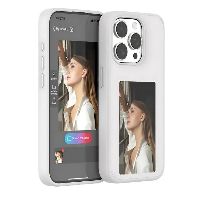 E-Ink Screen Phone Case for iPhone — No Charging Required